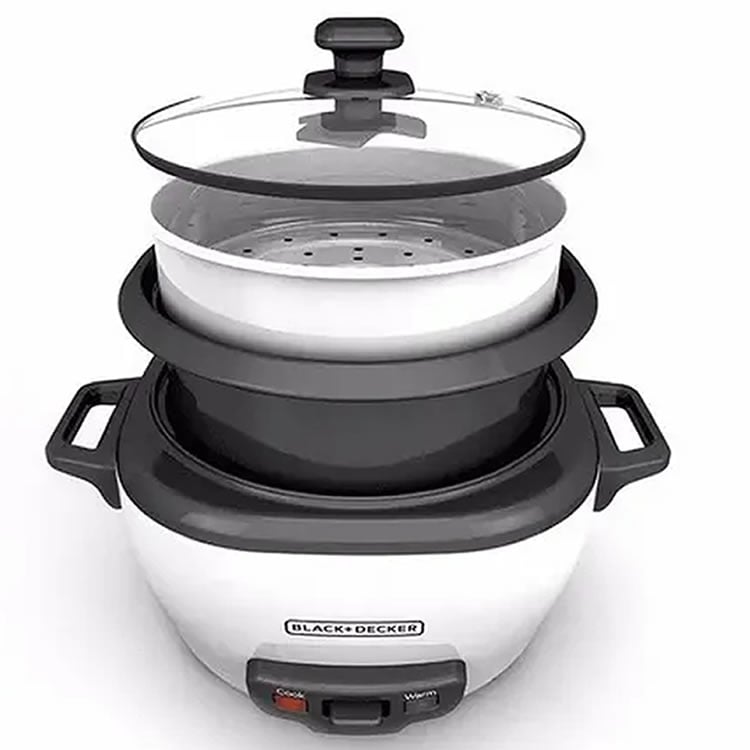 OLLA ARROCERA BLACK+DECKER DE 22 TAZAS DE 700 W, RC5225 - 6