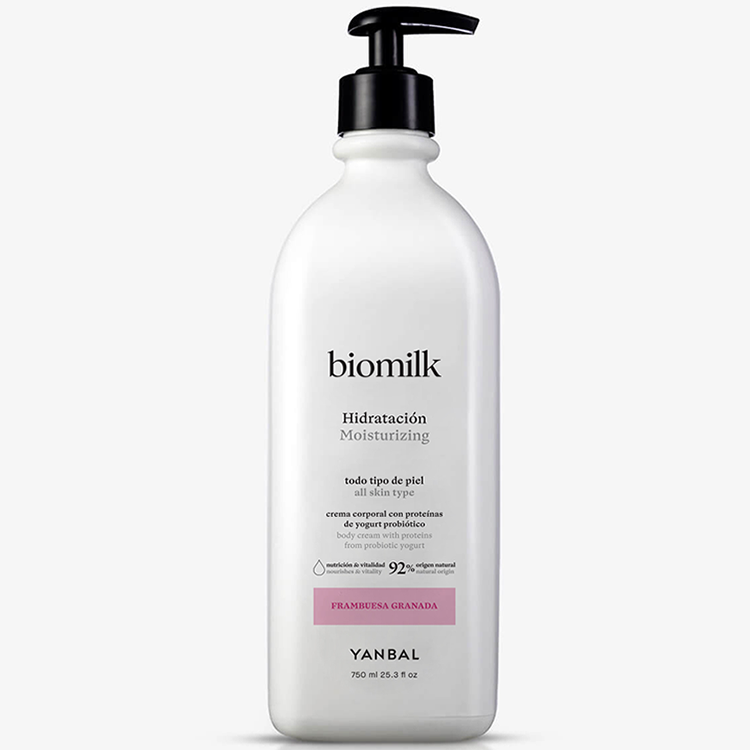 BIOMILK CREMA CORPORAL FRAMBUESA GRANADA 750 ML - 1