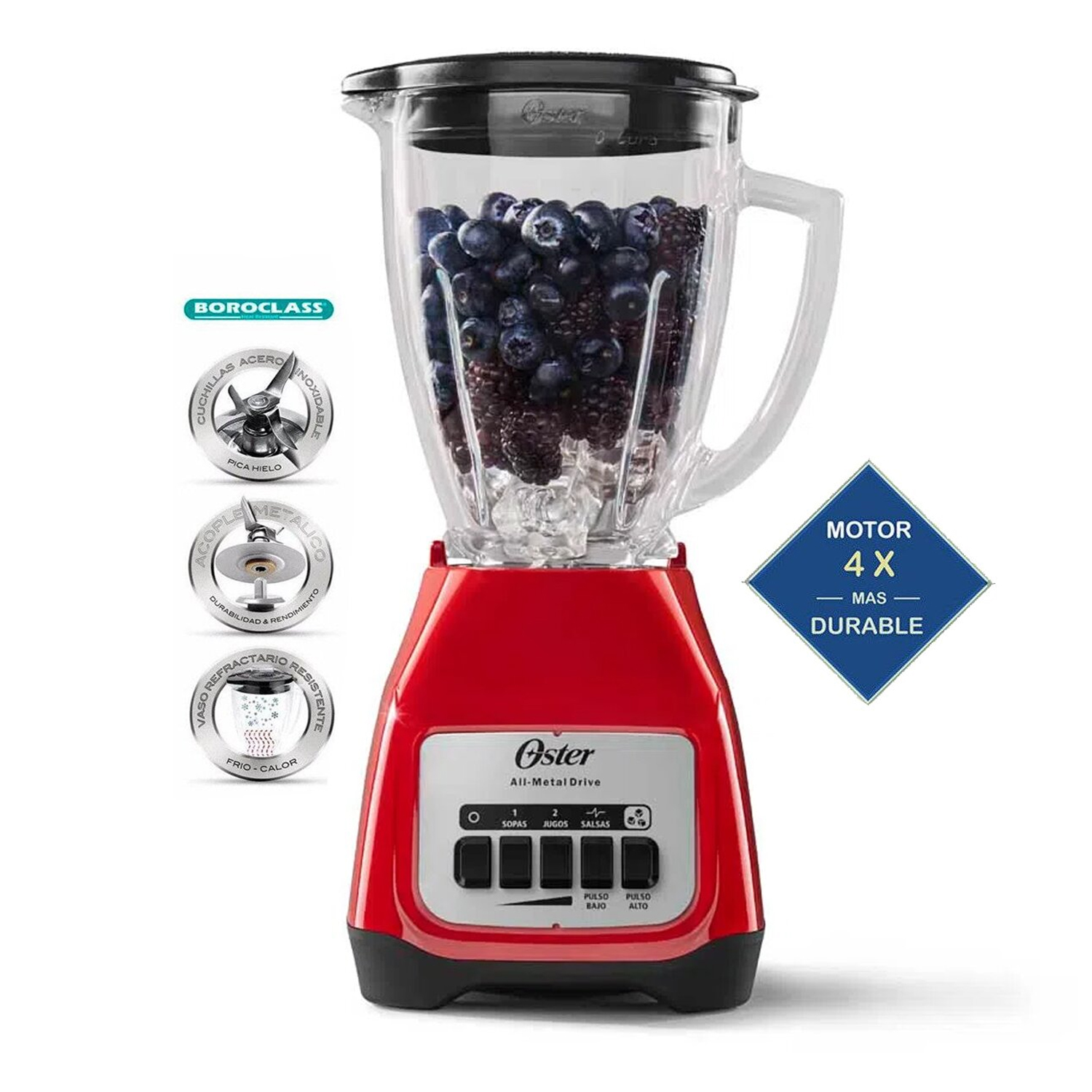 LICUADORA OSTER BLSTKAGRPB 1.5 LT 2V - 1