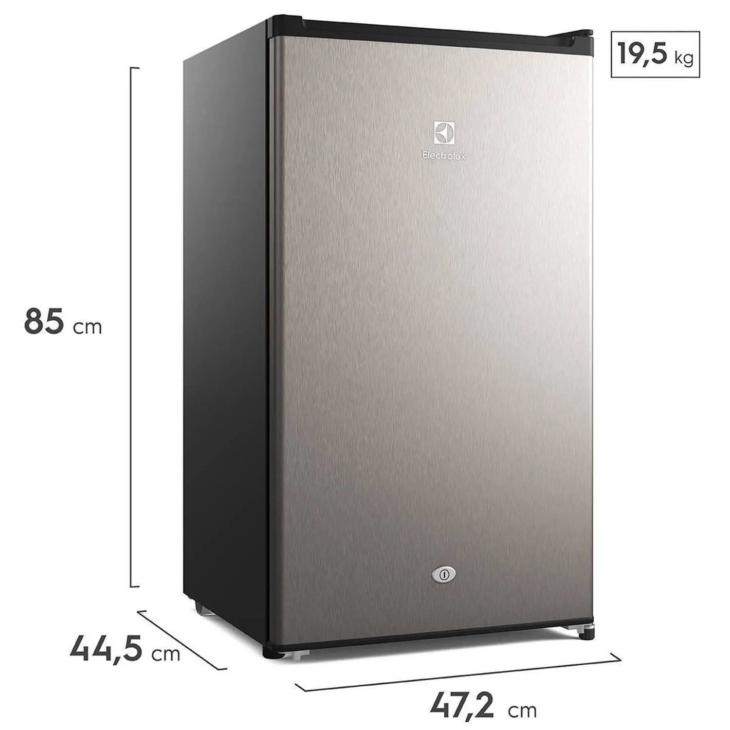FRIGOBAR ELECTROLUX FROST 90LTS ERD090G2HWG GRIS - 2