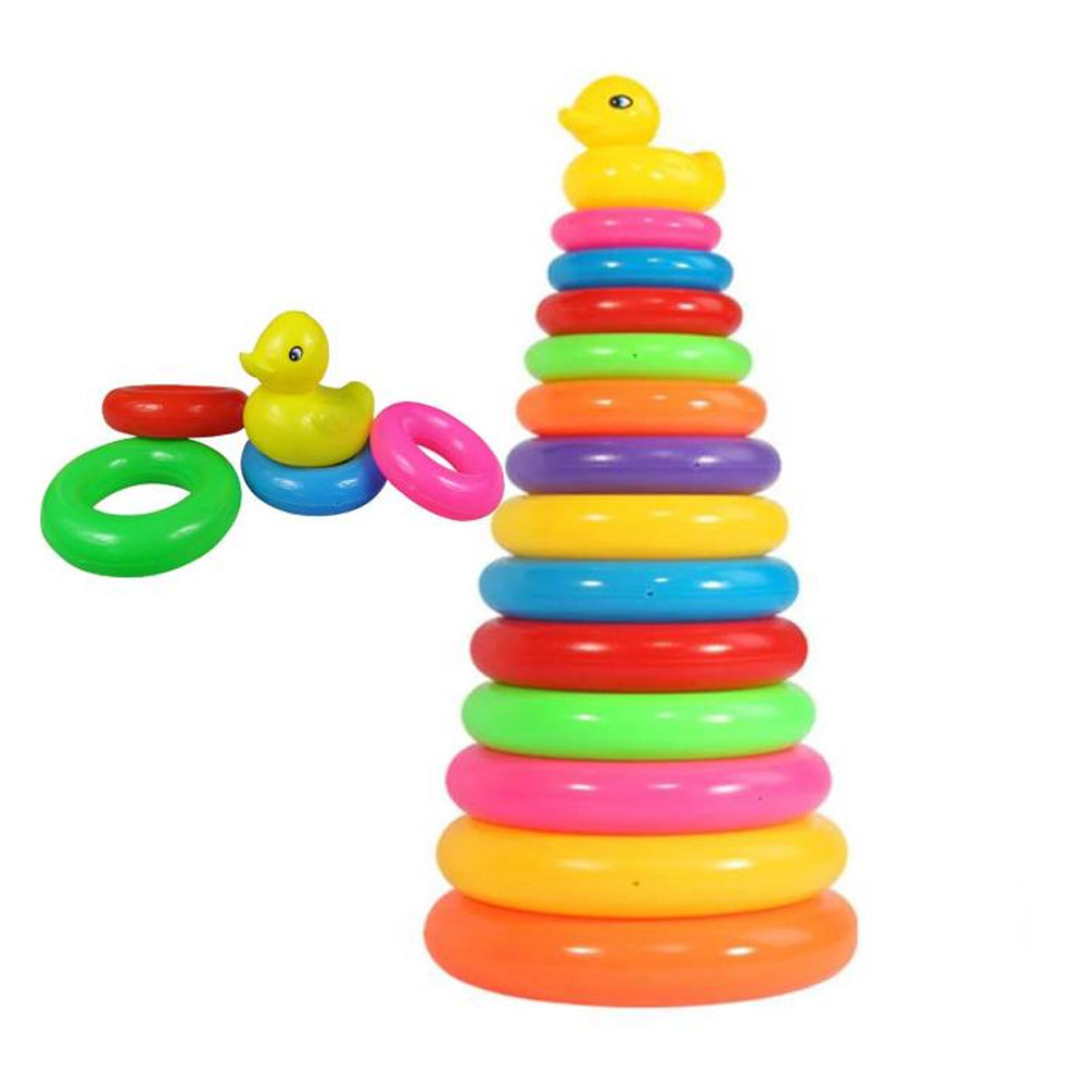 ANILLOS APILABLES DE ARCOÍRIS PARA NIÑOS - 2