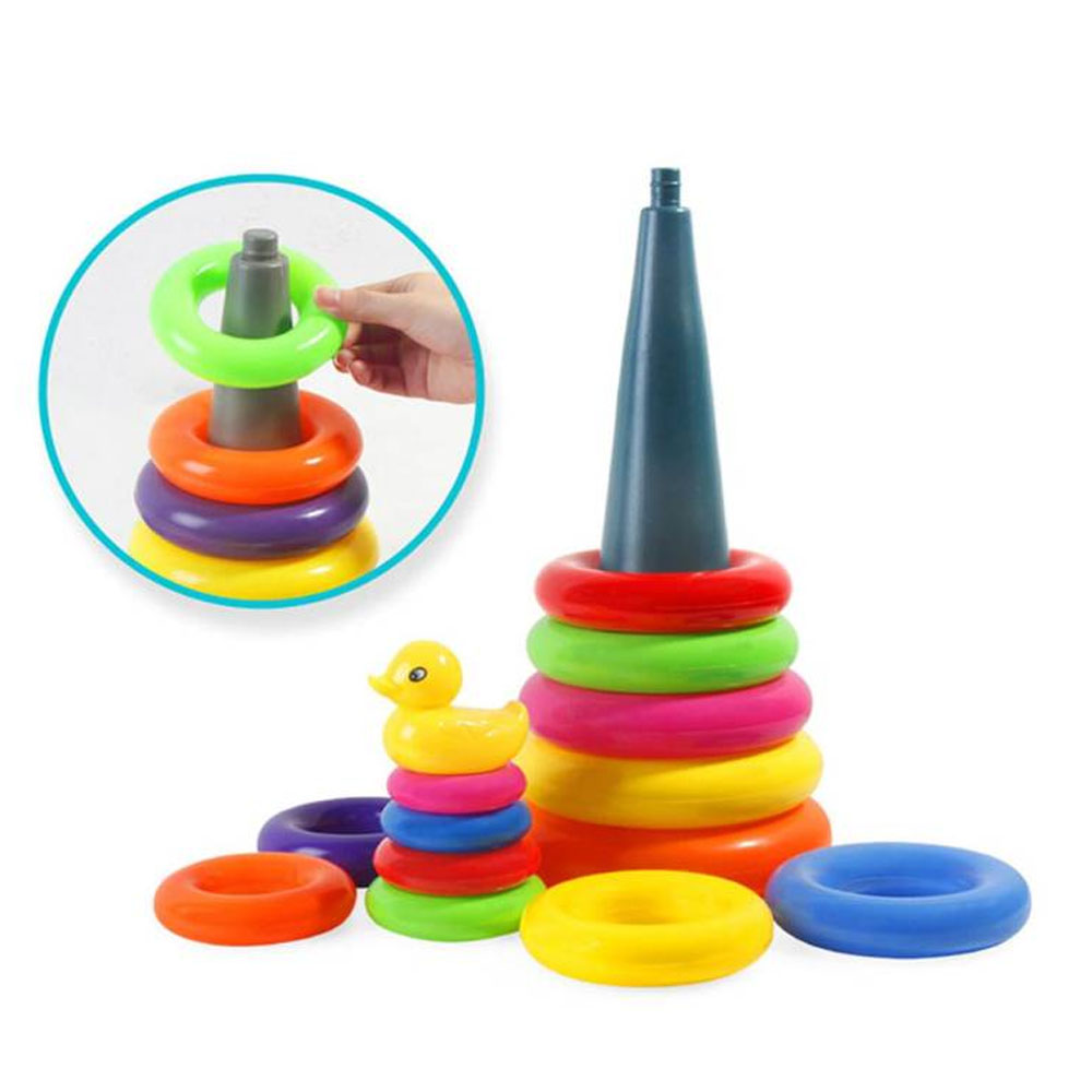 ANILLOS APILABLES DE ARCOÍRIS PARA NIÑOS - 3