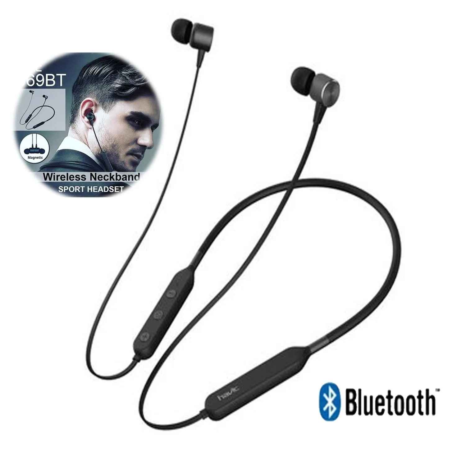 AUDÍFONOS HAVIT H969BT BLUETOOTH DEPORTIVO - 1