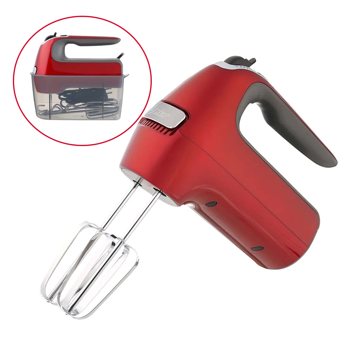 BATIDORA DE MANO OSTER 7 VELOCIDADES + FUNCIÓN TURBO FPSTHM360R - 1