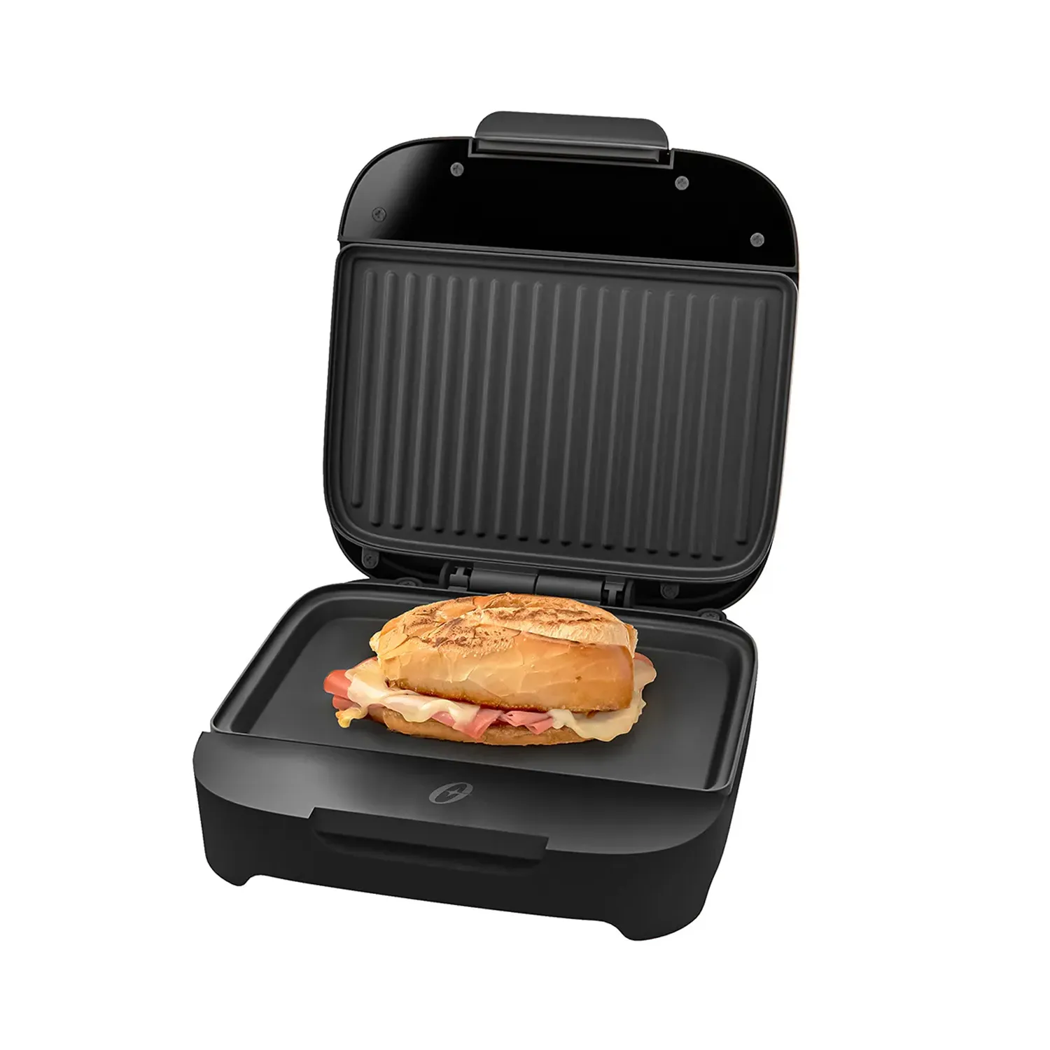 SANDWICHERA OSTER COMPACTA CON PLATOS HONDOS CKSTSM400 NEGRO - 7