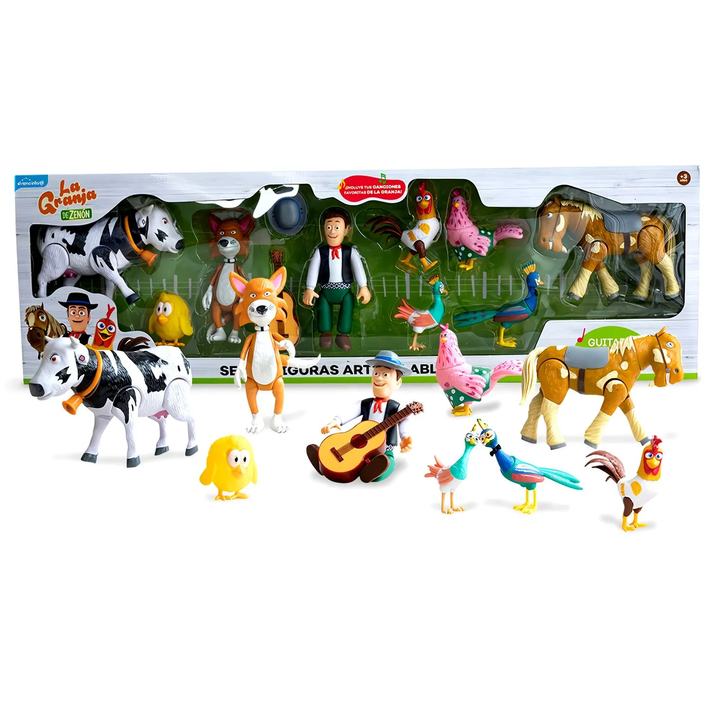SET DE FIGURAS ARTICULABLES LA GRANJA DE ZENÓN 10 PIEZAS GZM-10 - 1
