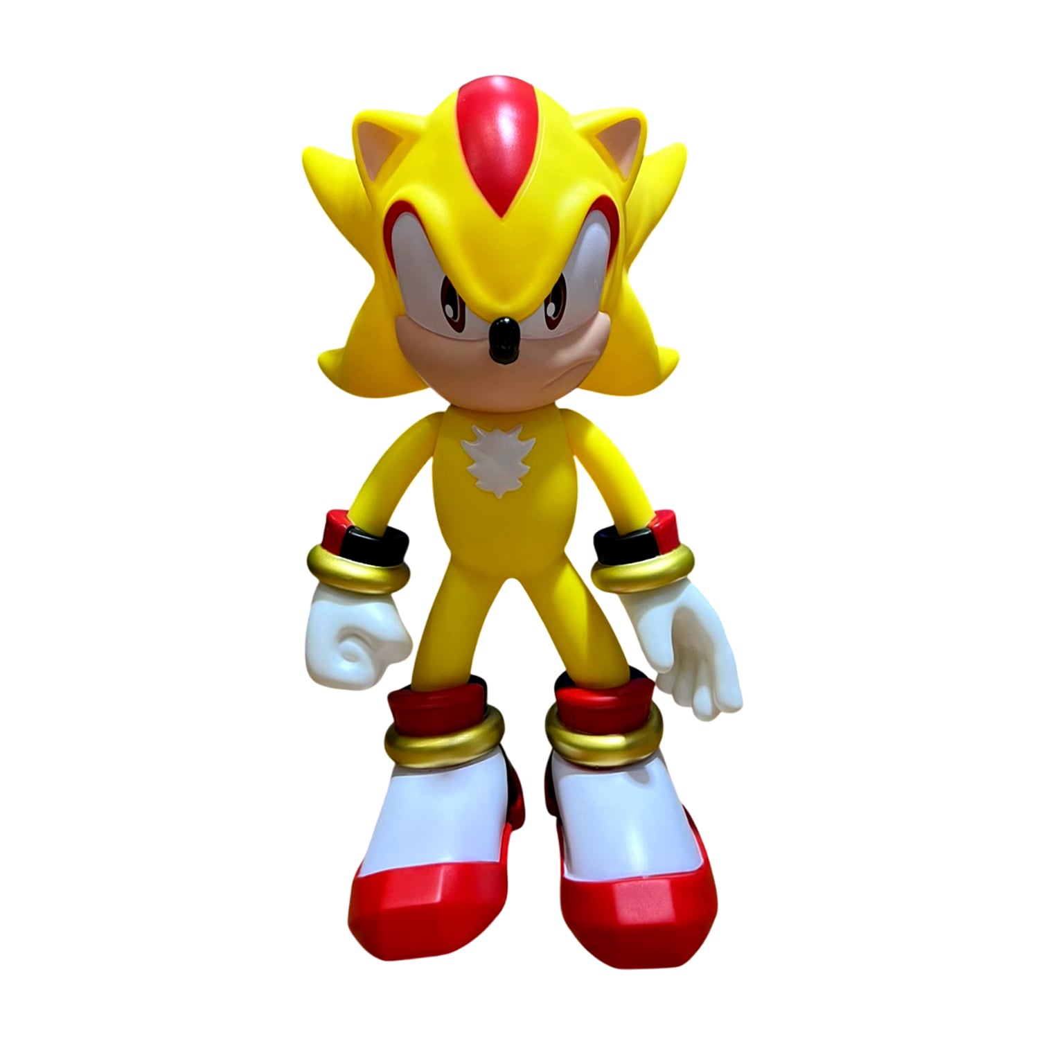 MUÑECO SONIC THE HEDGEHOG ARTICULABLE SÚPER SHADOW AMARILLO 9938 - 2