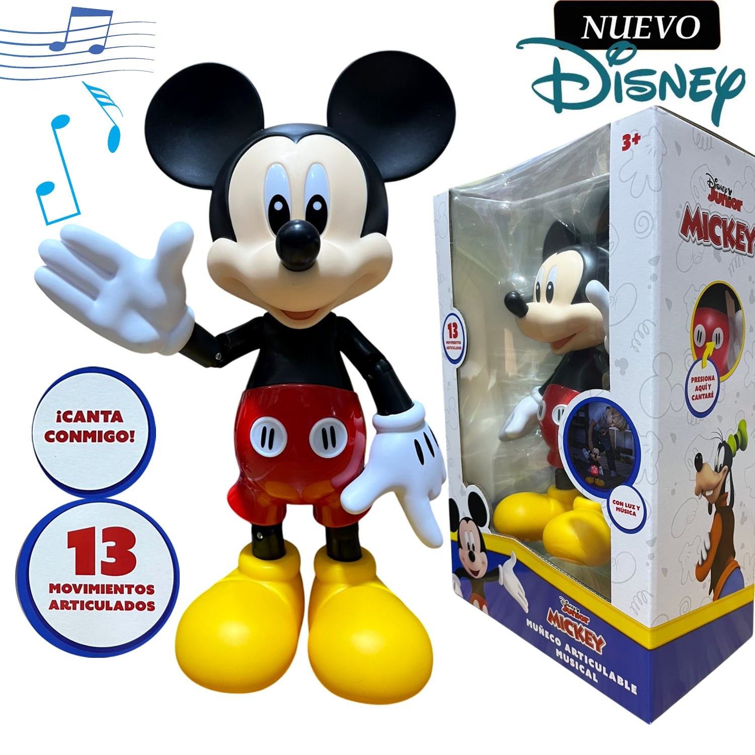 FIGURA ARTICULABLES DE MICKEY MOUSE CON LUCES Y SONIDO  MMK-M1 - 1