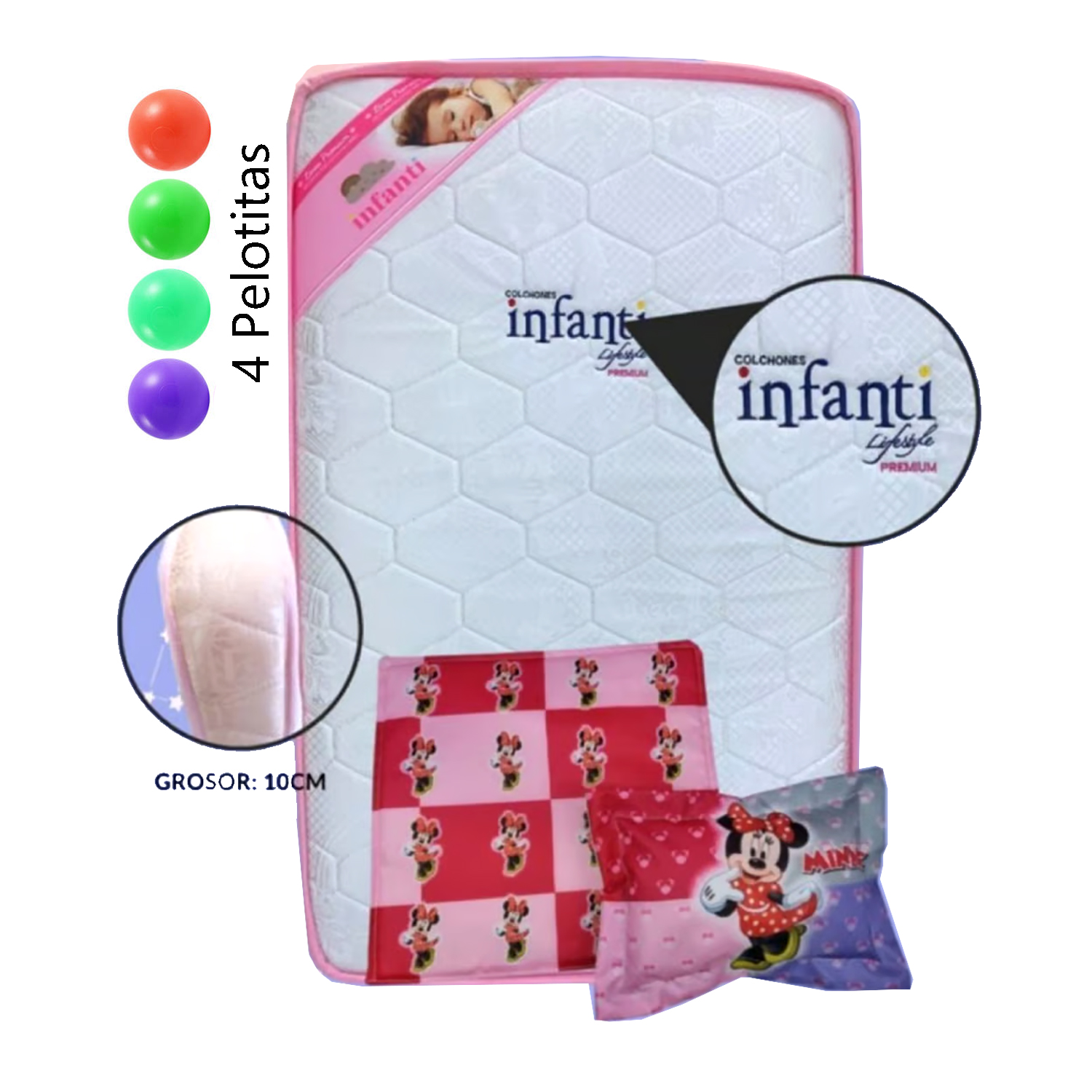 COLCHÓN DE BEBE PARA CUNAS PACK AND PLAY - 1