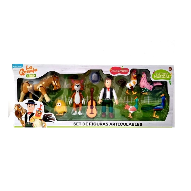 SET DE FIGURAS ARTICULABLES LA GRANJA DE ZENÓN 9 PIEZAS GZM-9 CABALLO PERCHERÓN - 3