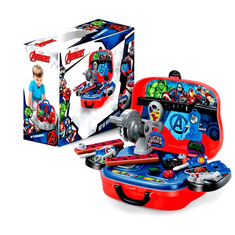 SET DE HERRAMIENTAS Y LONCHERA 2 EN 1 AVENGERS EODS008-918A - 3
