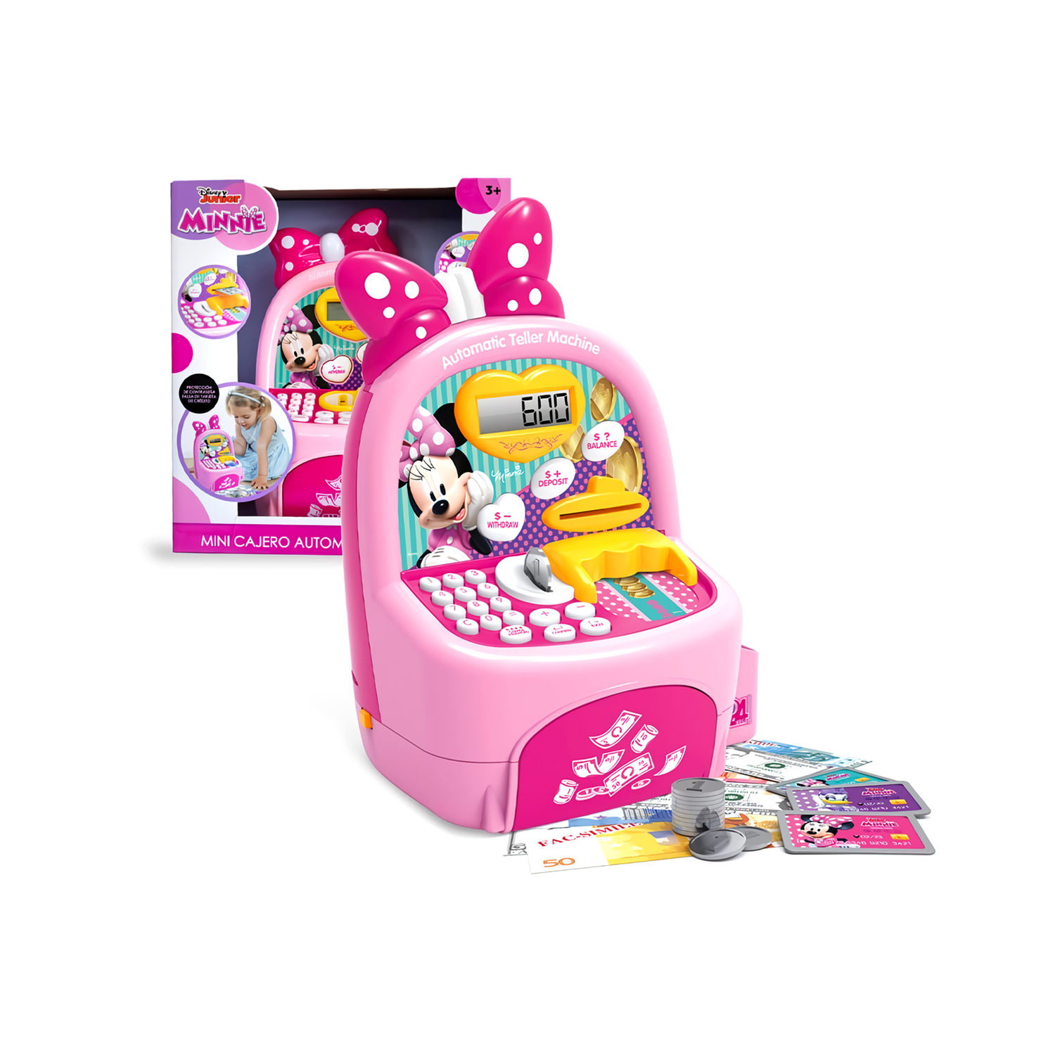 JUGUETE MINI CAJERO AUTOMÁTICO DE MINNIE MOUSE 35885 - 3
