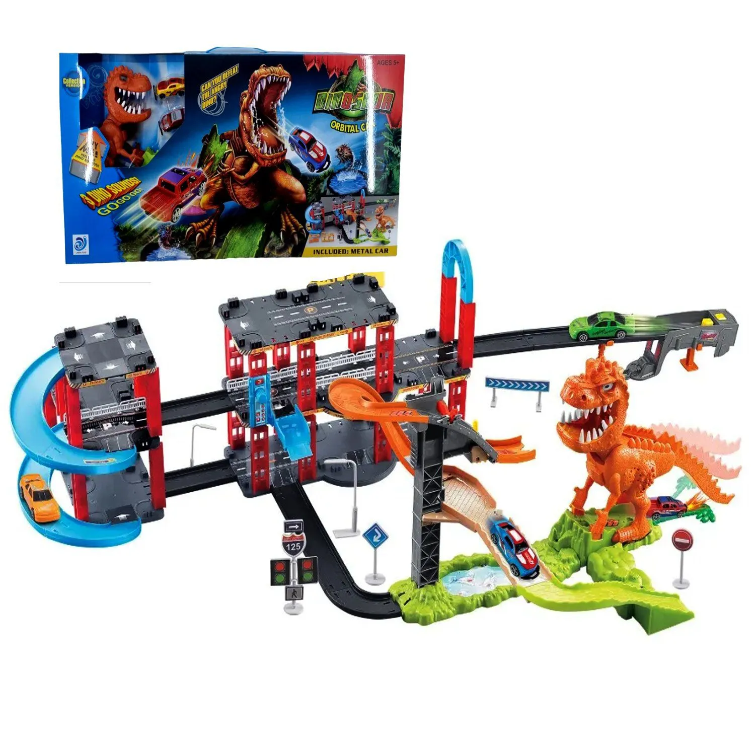 JUGUETE PISTA DE CARRERA DE DINOSAURIO ORBITAL 8899-92 - 1