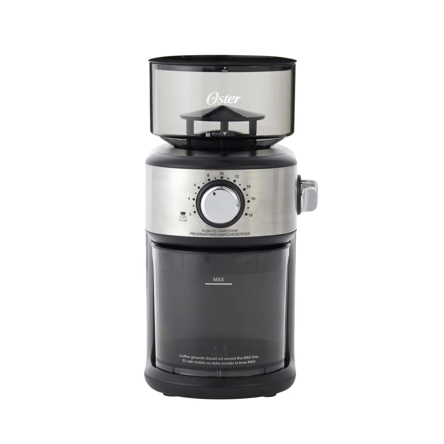 MOLINILLO DE CAFÉ AUTOMÁTICO OSTER 18 CONFIGURACIONES DE MOLIENDA BVSTBMH24 - 6