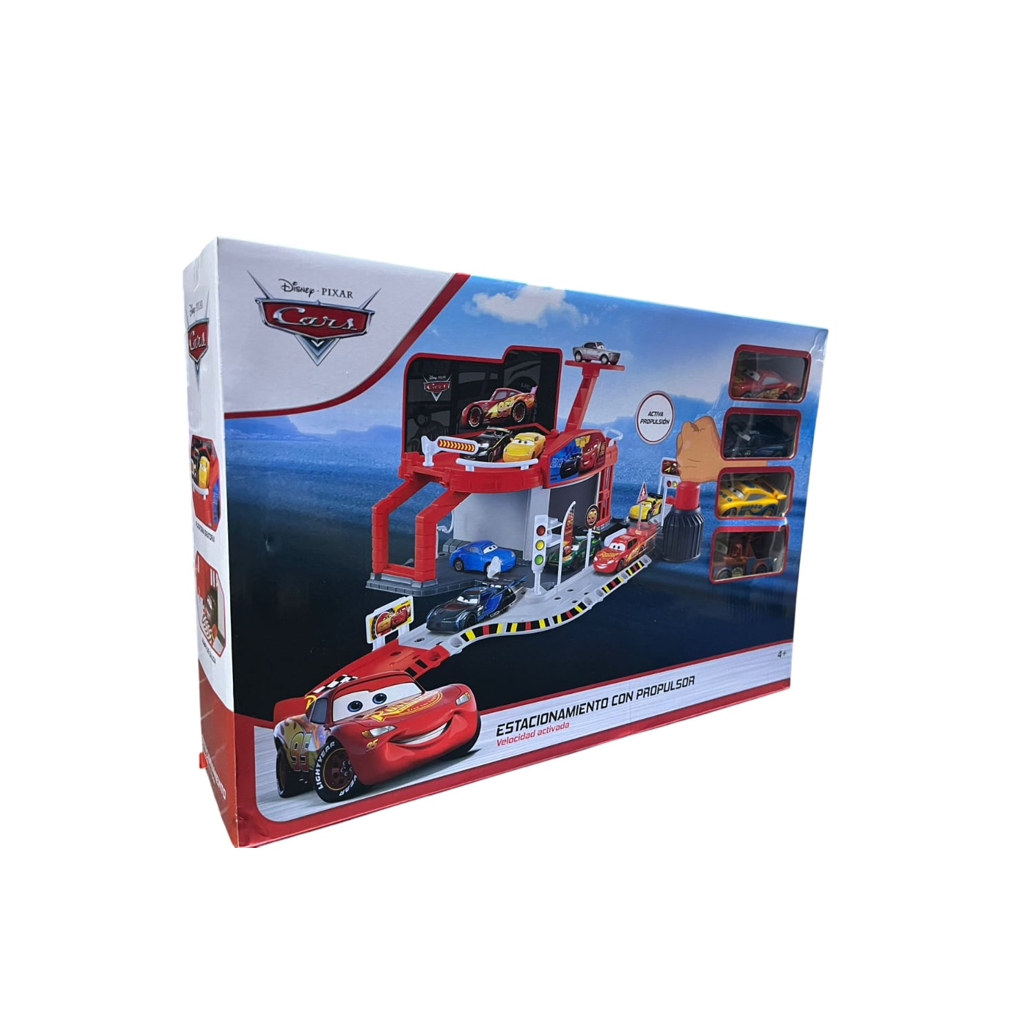 JUGUETE PISTA DE ESTACIONAMIENTO CARS CON PROPULSOR WT018 - 4