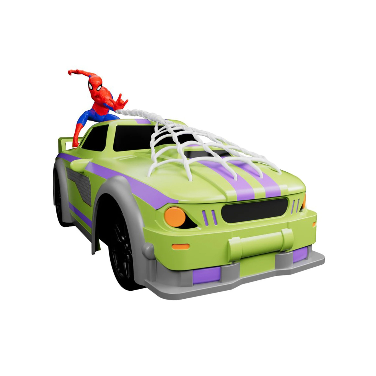 JUGUETE CARRO DE SPIDER-MAN CON FUNCIÓN BALANCEO CON CONTROL MM5588-104-01 - 5