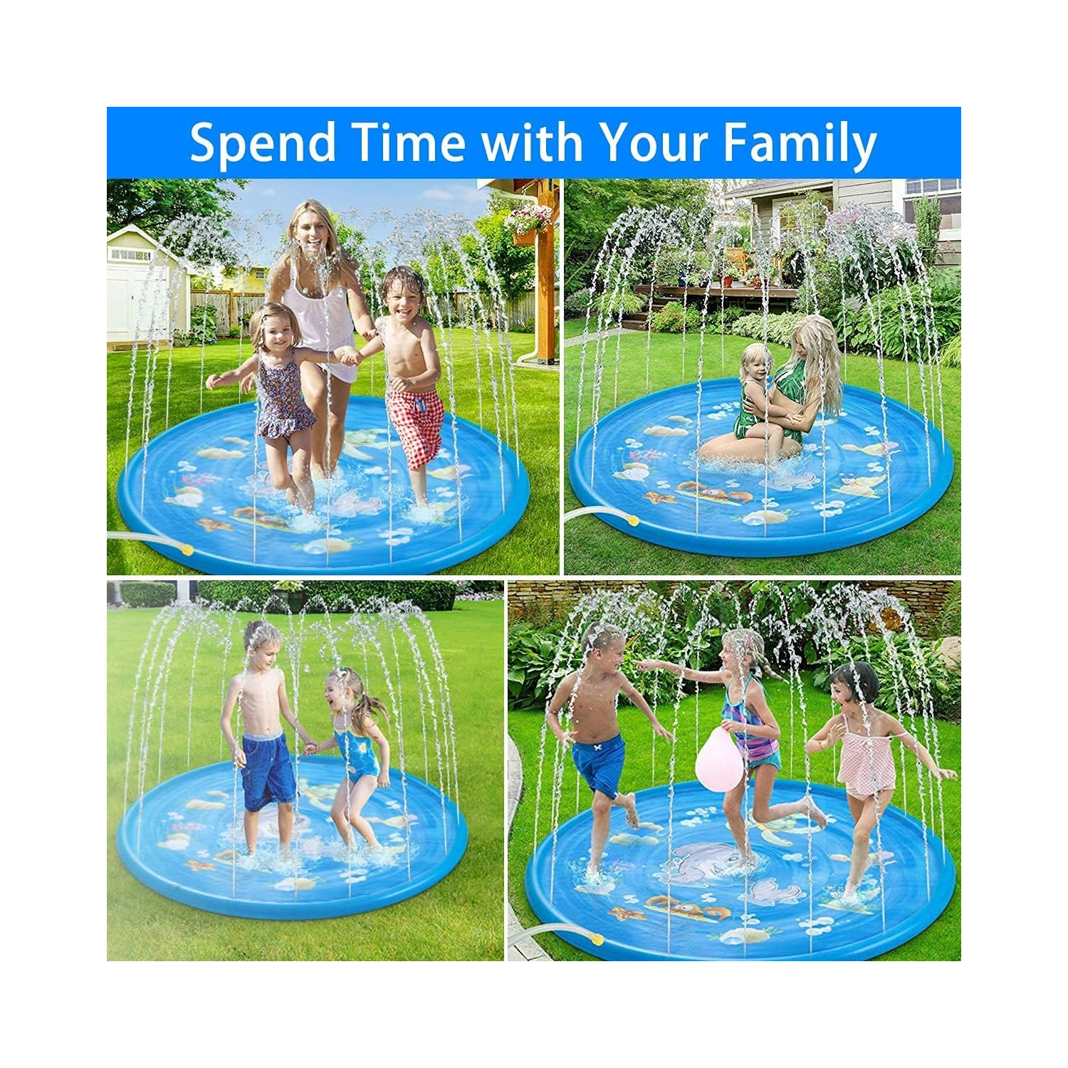 PISCINA PILETA DE AGUA INFLABLE PARA NIÑOS - 4