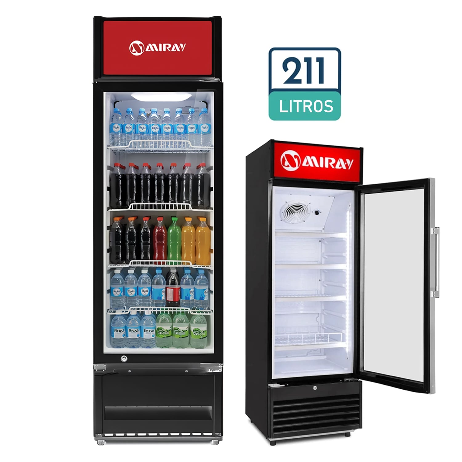 CONSERVADORA EXHIBIDORA MIRAY CMVE-205M 211 LITROS - 6