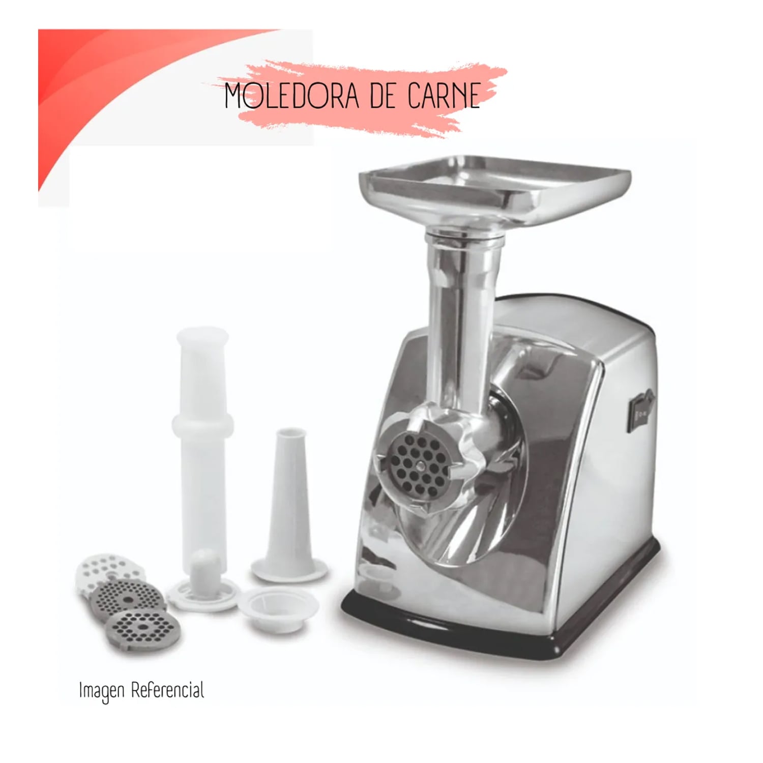 MOLEDOR DE CARNE FINEZZA ELÉCTRICA FZ-102MC POTENCIA 1800 WATTS - 3