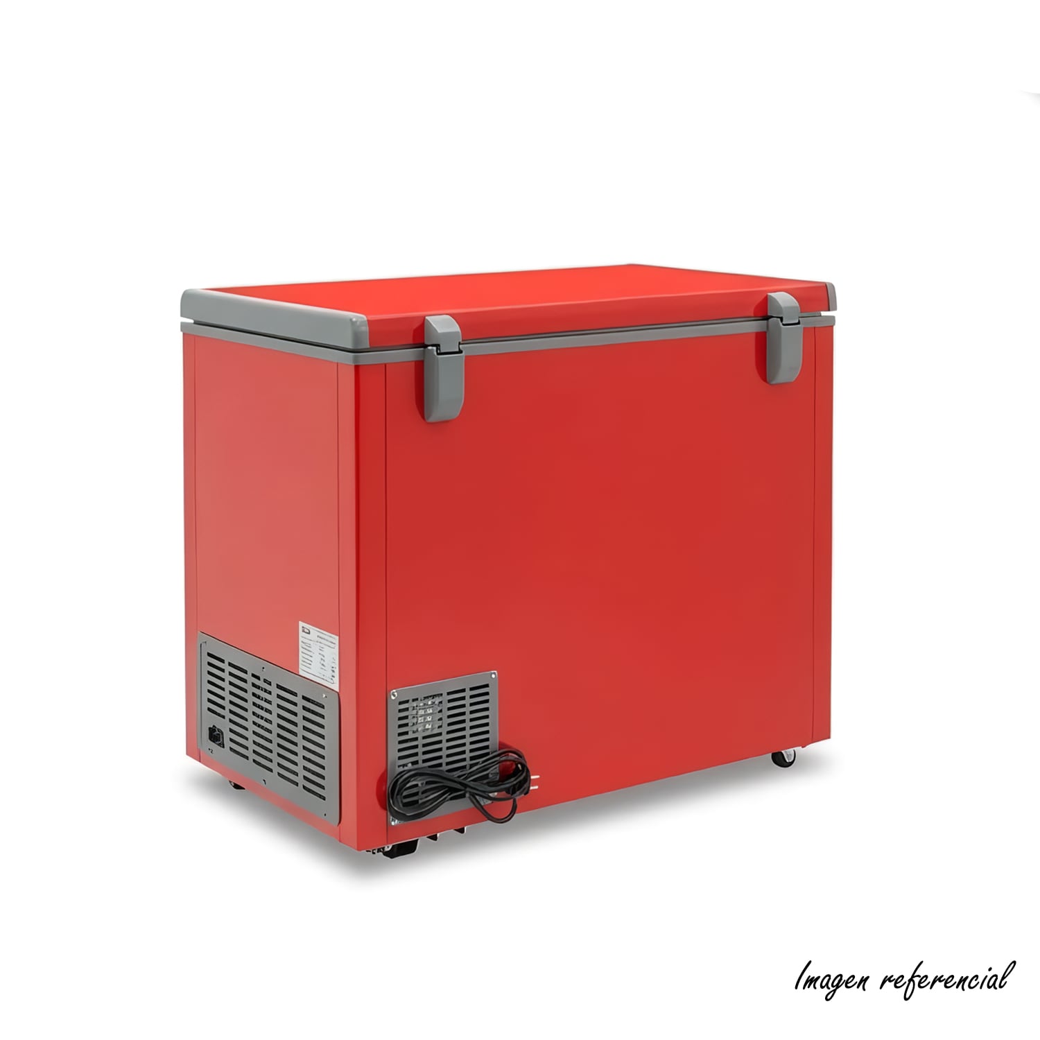 CONGELADOR CON TINA DE ACERO INOXIDABLE DE 340 LITROS TFI-3400RE ROJO - 5