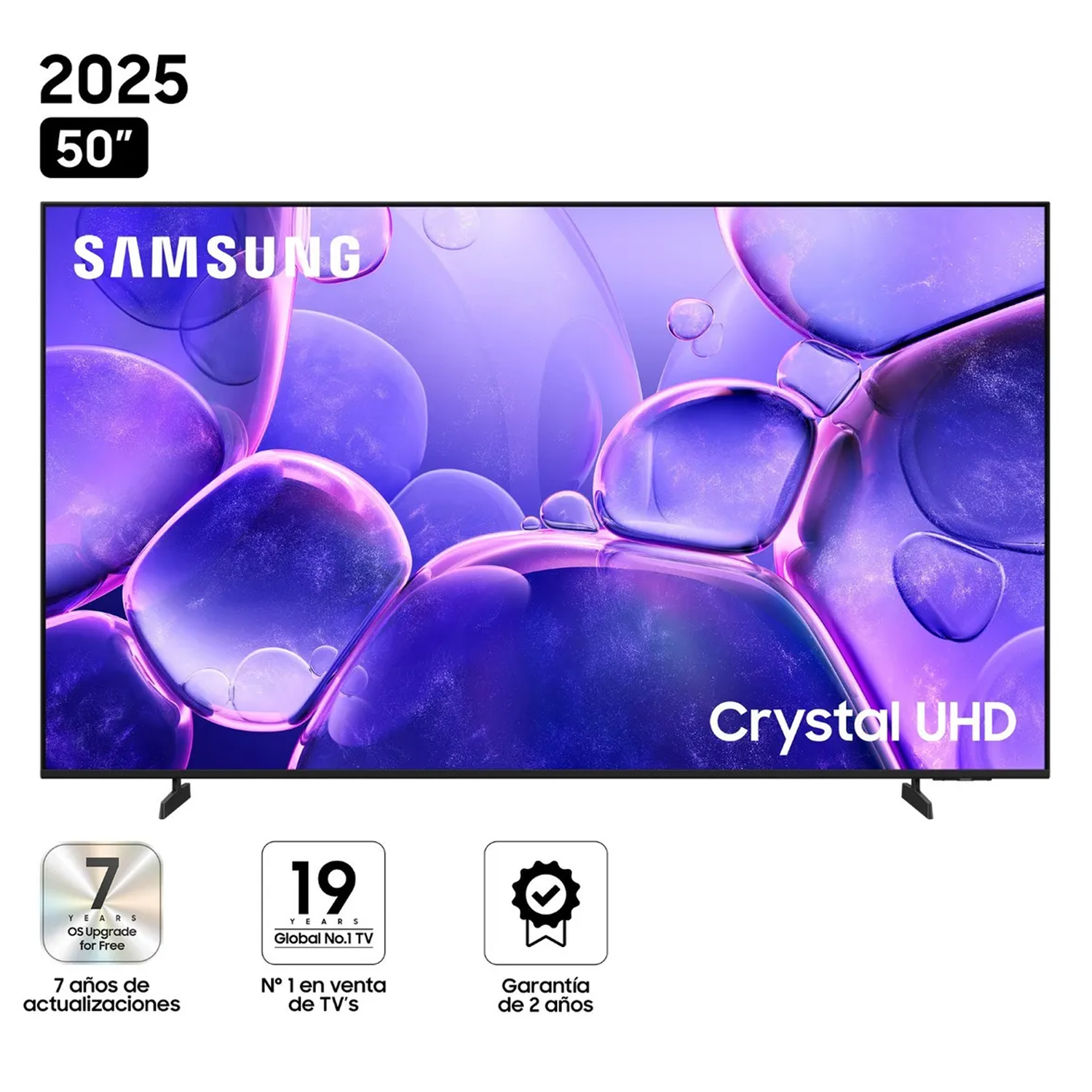 TELEVISOR SAMSUNG 50 CRYSTAL UHD UN50U8000FGXPE SMART TV 2025 - 1