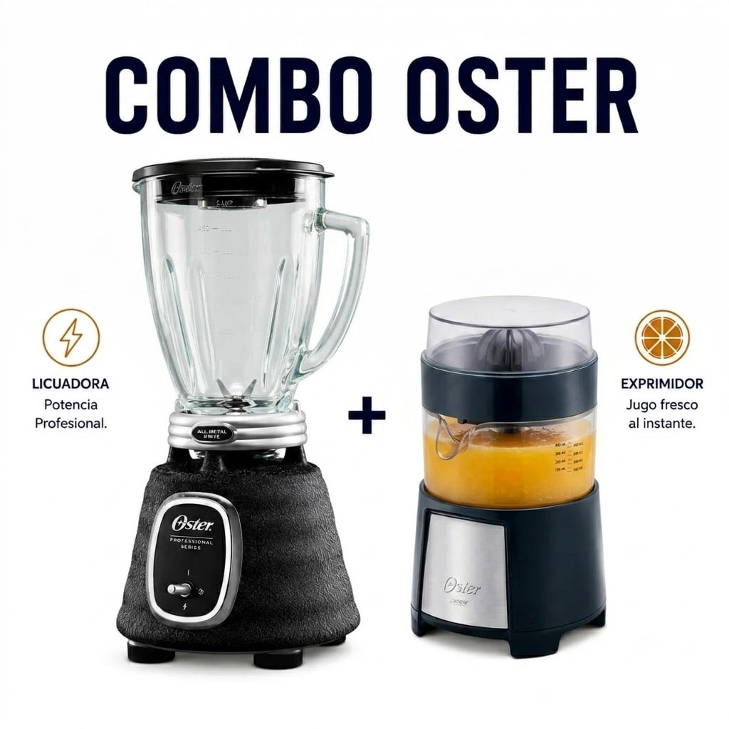 COMBO OSTER LICUADORA BLSTBPST 700W + EXPRIMIDOR FPSTJU4176 - 1
