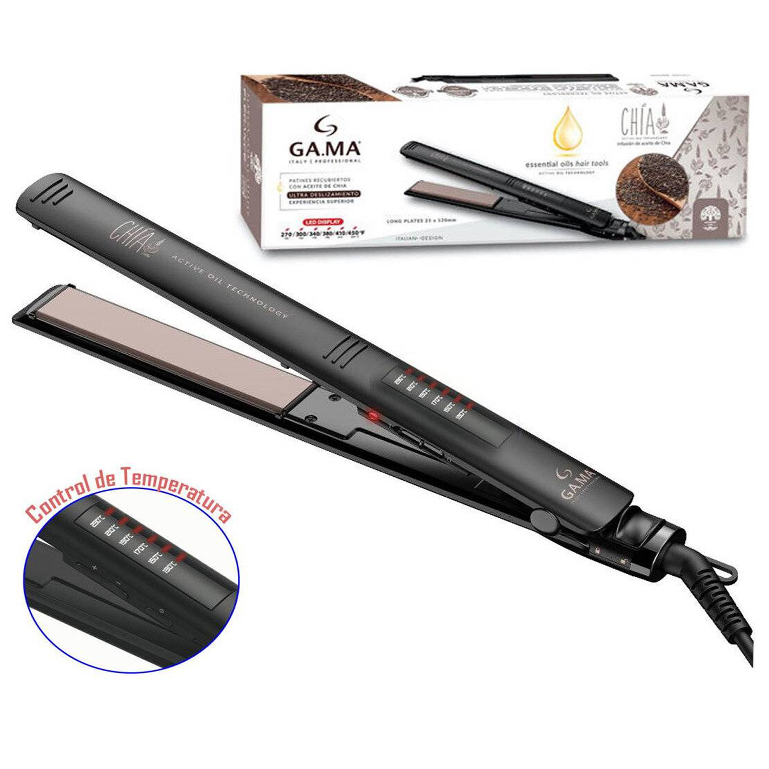 PLANCHA ALISADORA GAMA ELEGANCE LED CHÍA BECHS0000002568 - 4