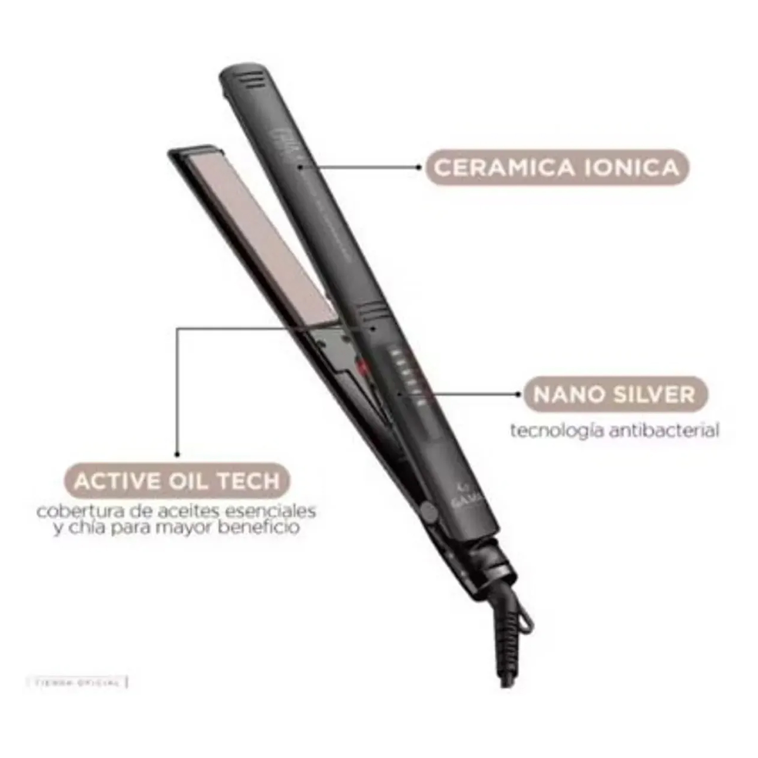 PLANCHA ALISADORA GAMA ELEGANCE LED CHÍA BECHS0000002568 - 5