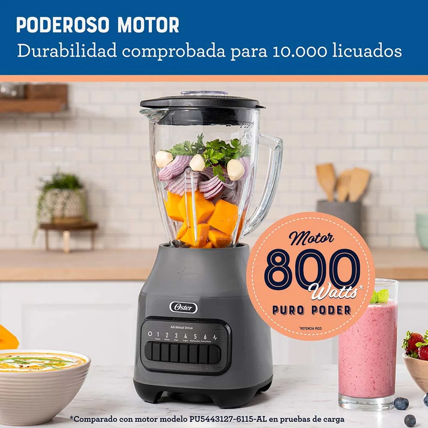 COMBO OSTER LICUADORA  6 VELOCIDADES BLSTPEG-GPB + EXPRIMIDOR DE CÍTRICOS  FPSTJU4200 - 3