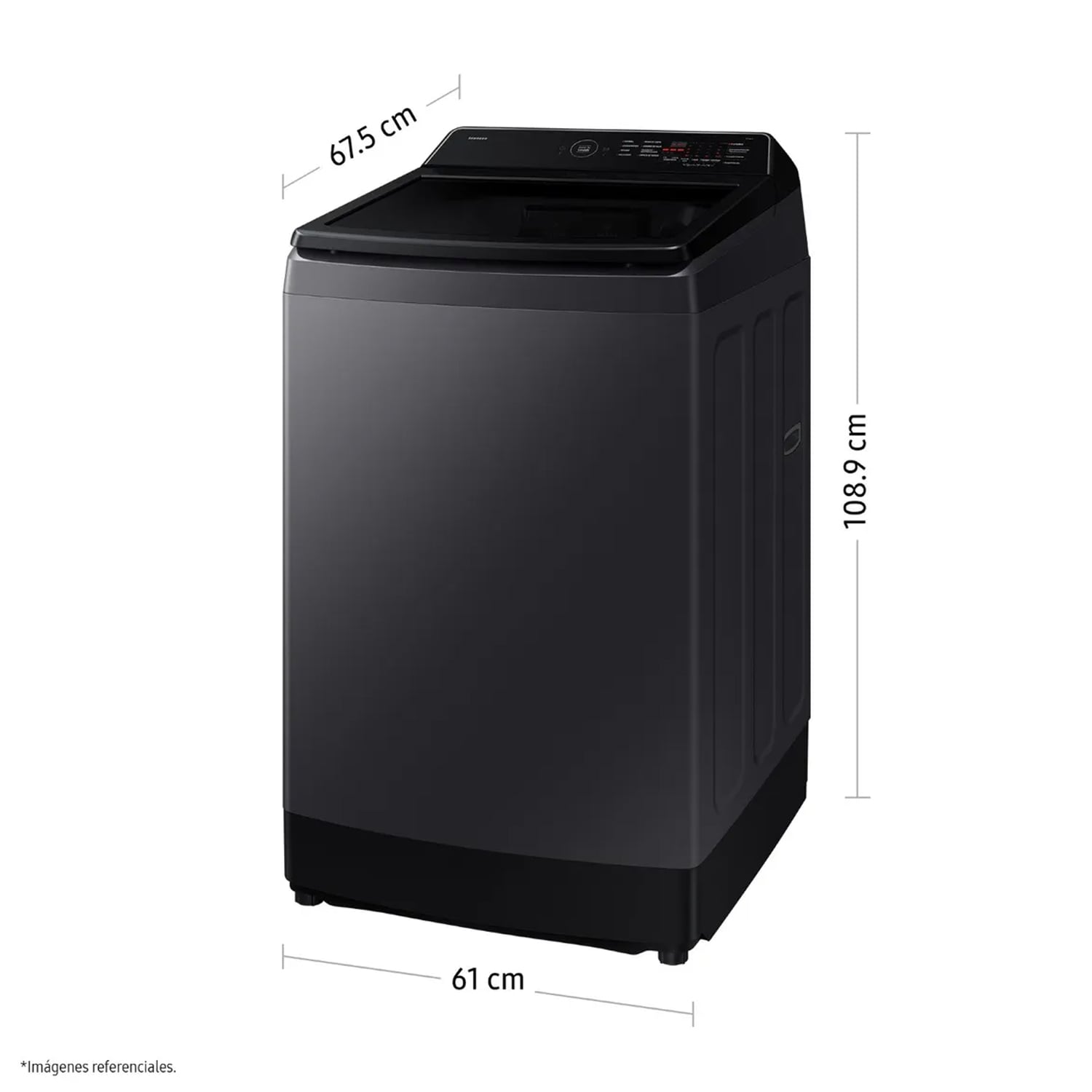 LAVADORA ECOBUBBLE 15KG GRIS GRAFITO WA40F15E4CPE - 2