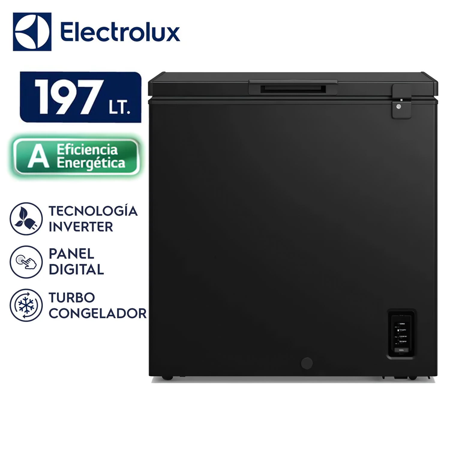 CONGELADOR HORIZONTAL 197L INVERTER CON FUNCIÓN TURBO EFH20S2P5AB - 1