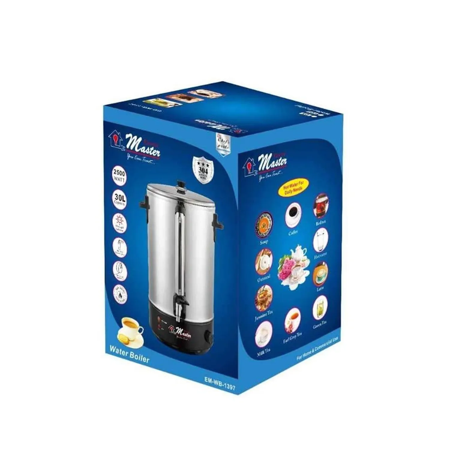 TERMOHERVIDOR ELECTROMASTER 30 LITROS EM-WB-1397 - 3