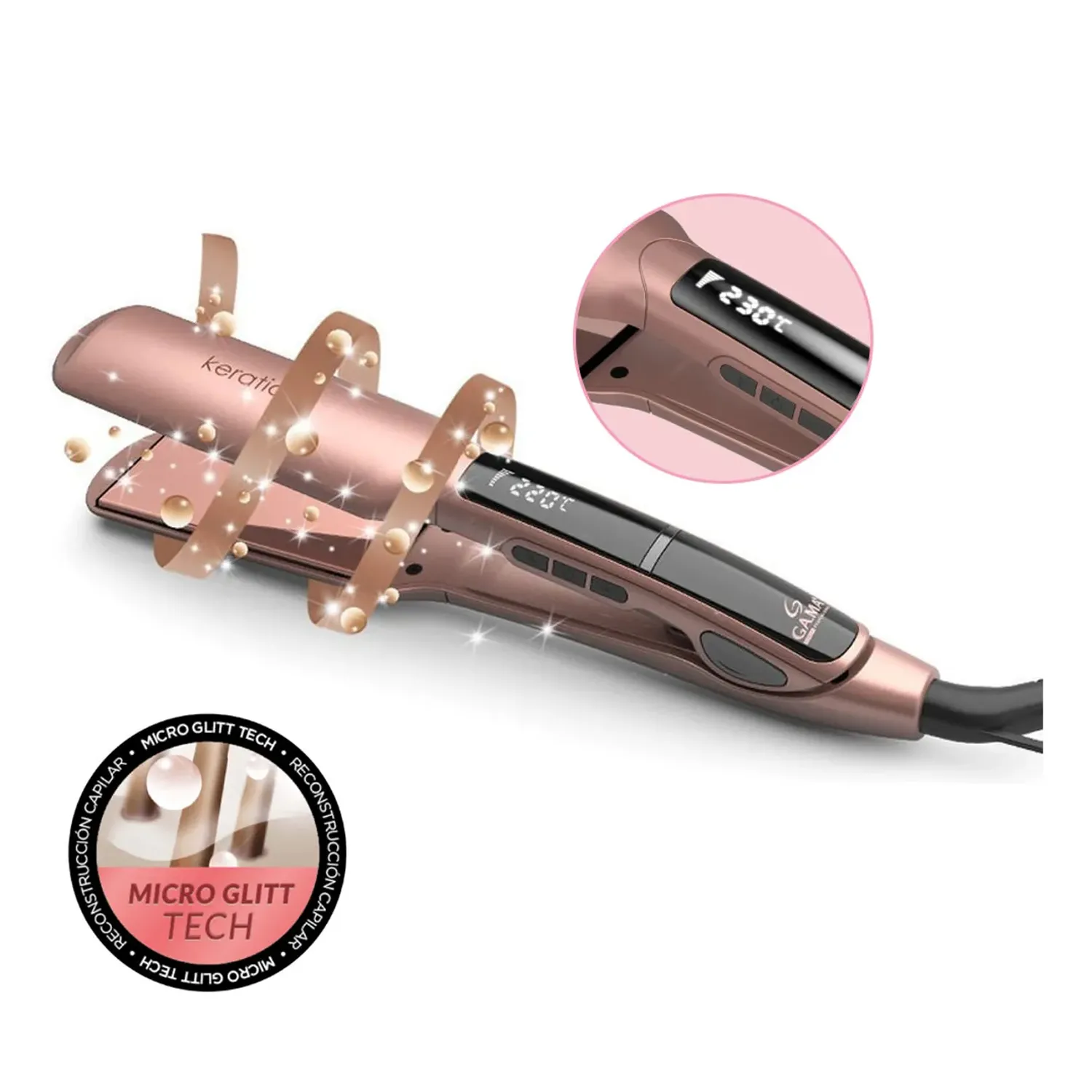 PLANCHA ALISADORA GAMA KERATION X-WIDE KERATION BECHS0000001440 - 2