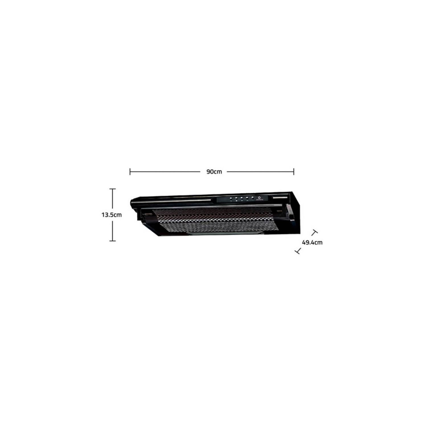 CAMPANA EXTRACTORA INDURAMA 90 CM 3 VELOCIDADES CEI-902NE - 4