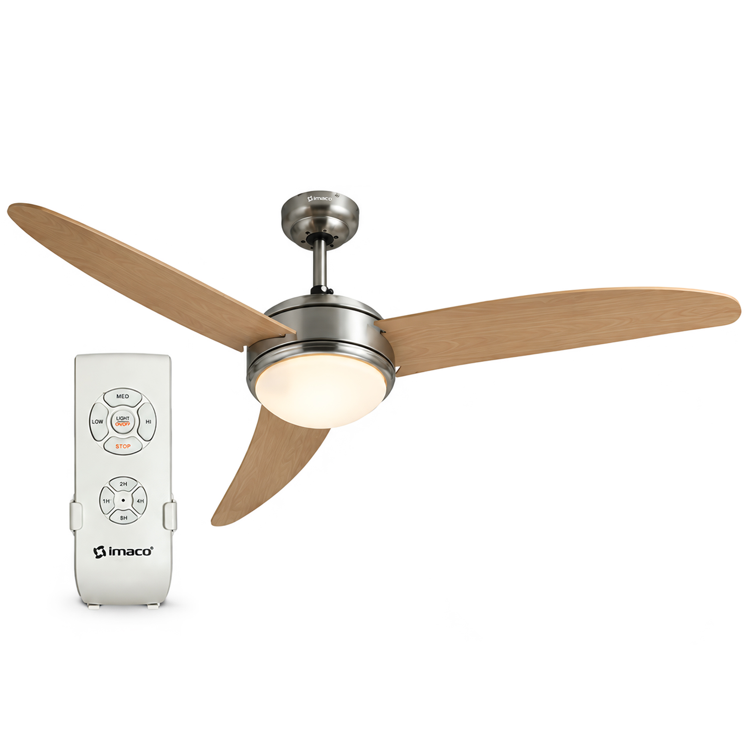 VENTILADOR DE TECHO DECORATIVO CON LUZ Y CONTROL CF5260AC - 4