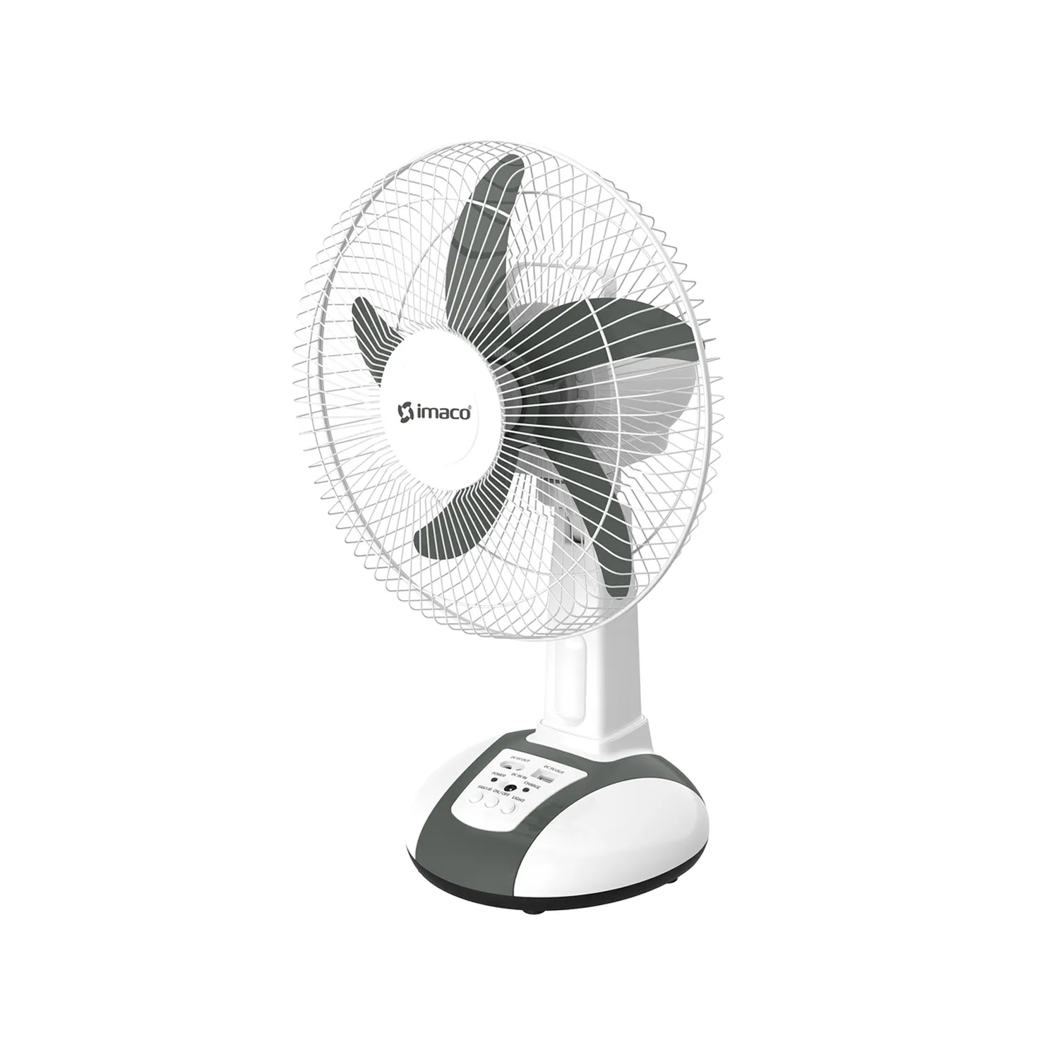 VENTILADOR IMACO 14' SOLAR RECARGABLE DE MESA FAN1418SOL - 2