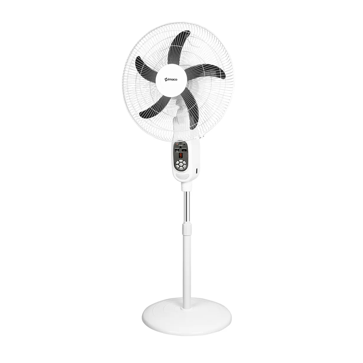 VENTILADOR IMACO 16' SOLAR RECARGABLE DE PEDESTAL FAN1618SOL - 4