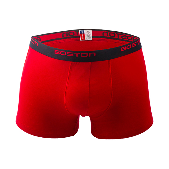 PACK 3 BÓXERS HOMBRE BOSTON CORTO RIB LICRADO ROJO - 2