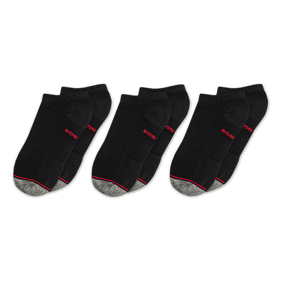 PACK 3 MEDIAS HOMBRE BOSTON TALONERAS GRIS - 1