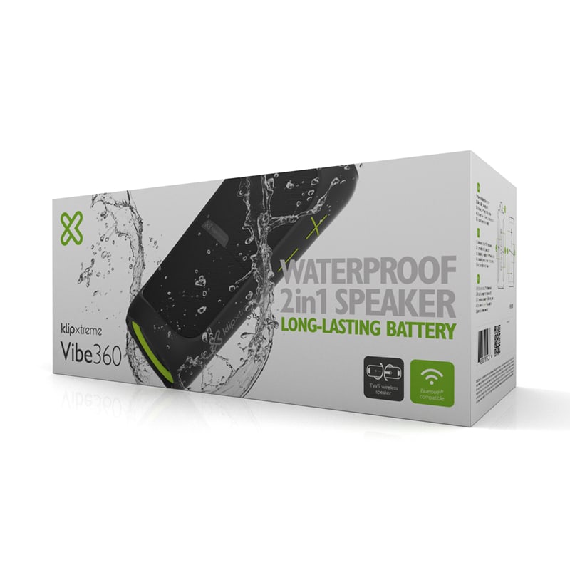 PARLANTE 2 EN 1 KLIPXTREME VIBE 360 BLUETOOTH (KBS-800) - 4