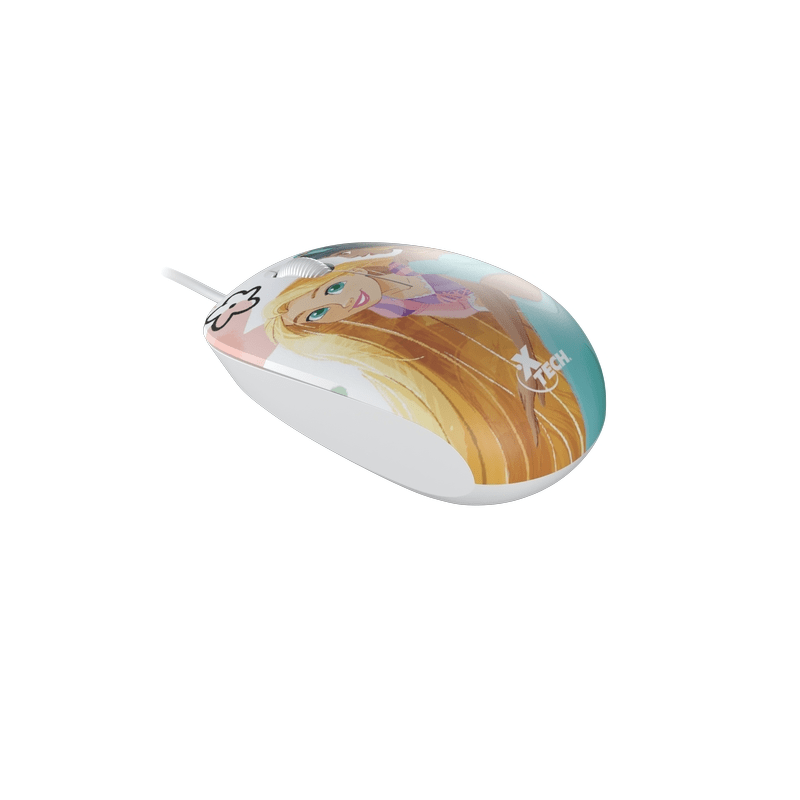 MOUSE CABLEADO XTECH ED PRINCESAS DE DISNEY (XTM-D406PS) - 2