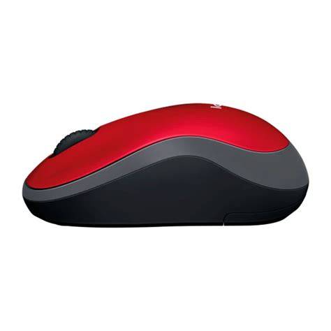 MOUSE LOGITECH INALÁMBRICO M185 ROJO (910-003635) - 2