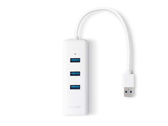 ADAPTADOR TPLINK UE330 USB CON HUB DE 3 PUERTOS USB 3.0 Y ADAPTADOR ETHERNET GIGABIT (0101502039) - 4