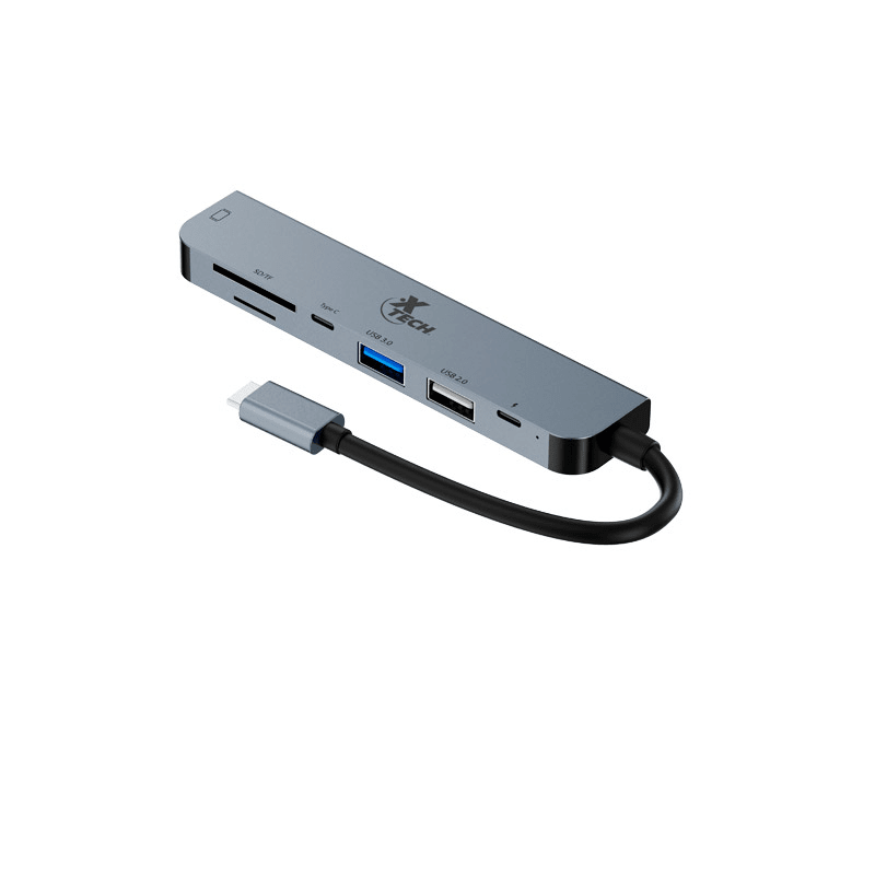 ADAPTADOR XTECH MULTIPUERTO 7 EN 1 CON CONEXION USB-C (XTC-571) - 3