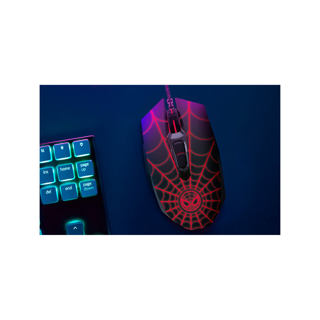 MOUSE GAMER OPTICO XTECH SPIDERMAN MILES MORALES EDITION (XTM-M520SM) - 3