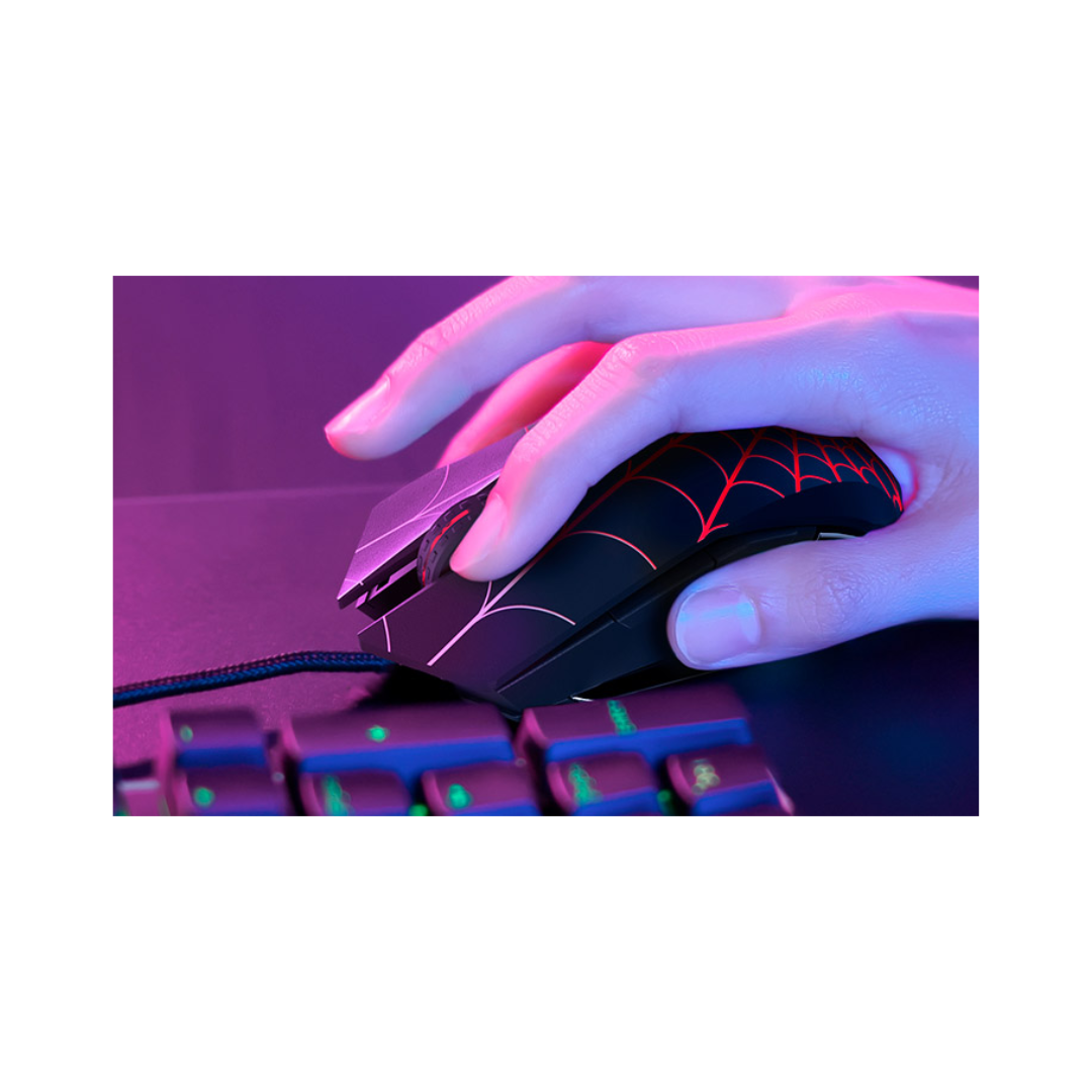 MOUSE GAMER OPTICO XTECH SPIDERMAN MILES MORALES EDITION (XTM-M520SM) - 4