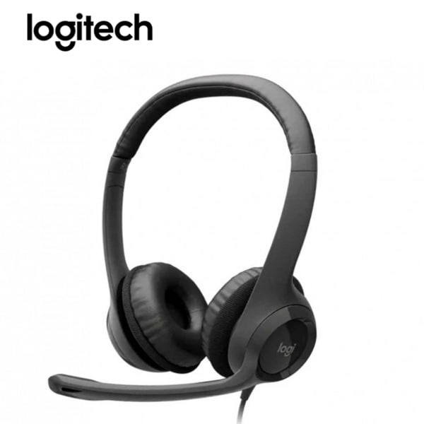 AURICULAR CON MICRÓFONO LOGITECH H390 USB NEGRO (981-000014) - 2