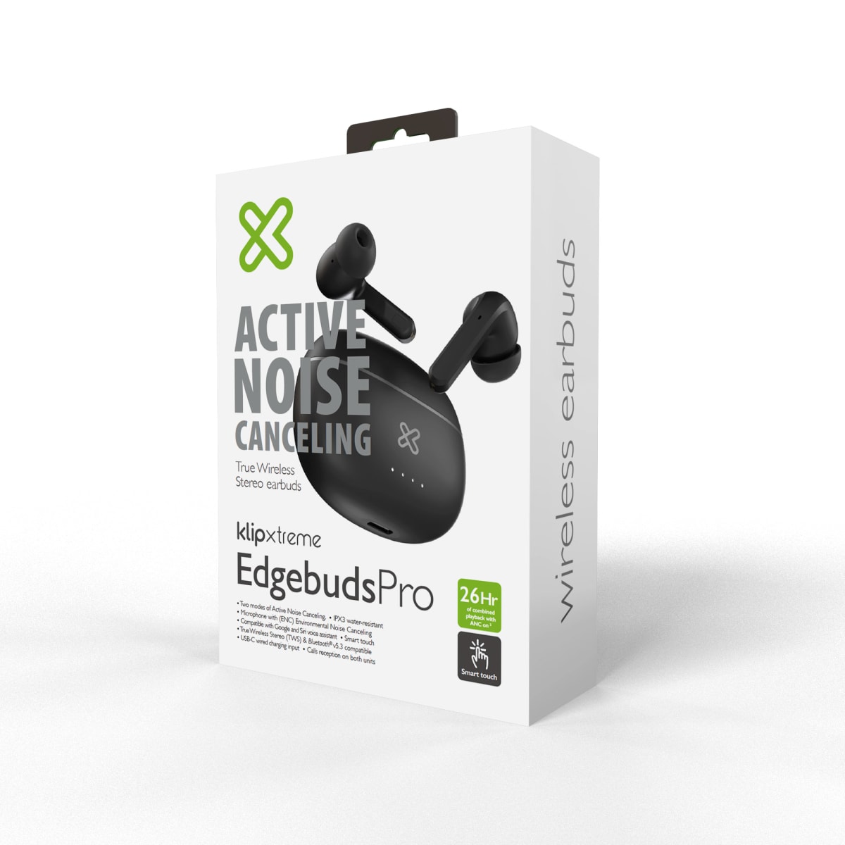 AUDIFONOS KLIP XTREME EDGEBUDS PRO NEGRO ( KTE-750BK) - 2
