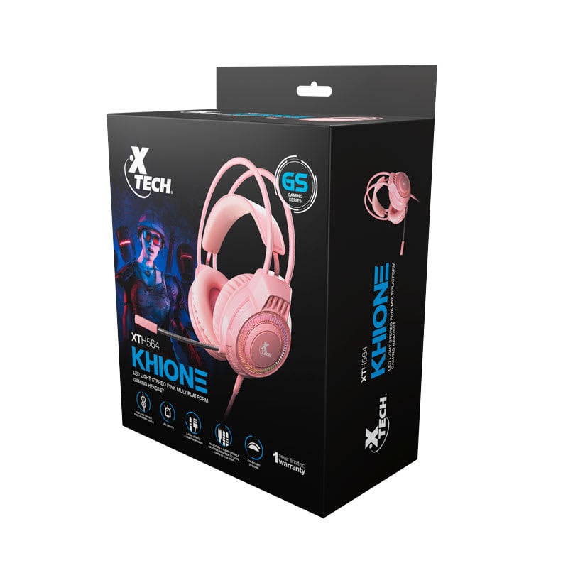 AURICULAR XTECH KHIONE ESTEREO MULTIPLATAFORMA LED (XTH-564) - 2