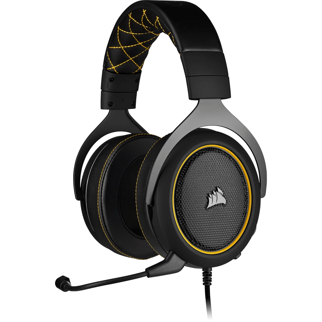AURICULAR CORSAIR ESTEREO HS60 7.1 YELLOW (CA-9011214-NA) - 1